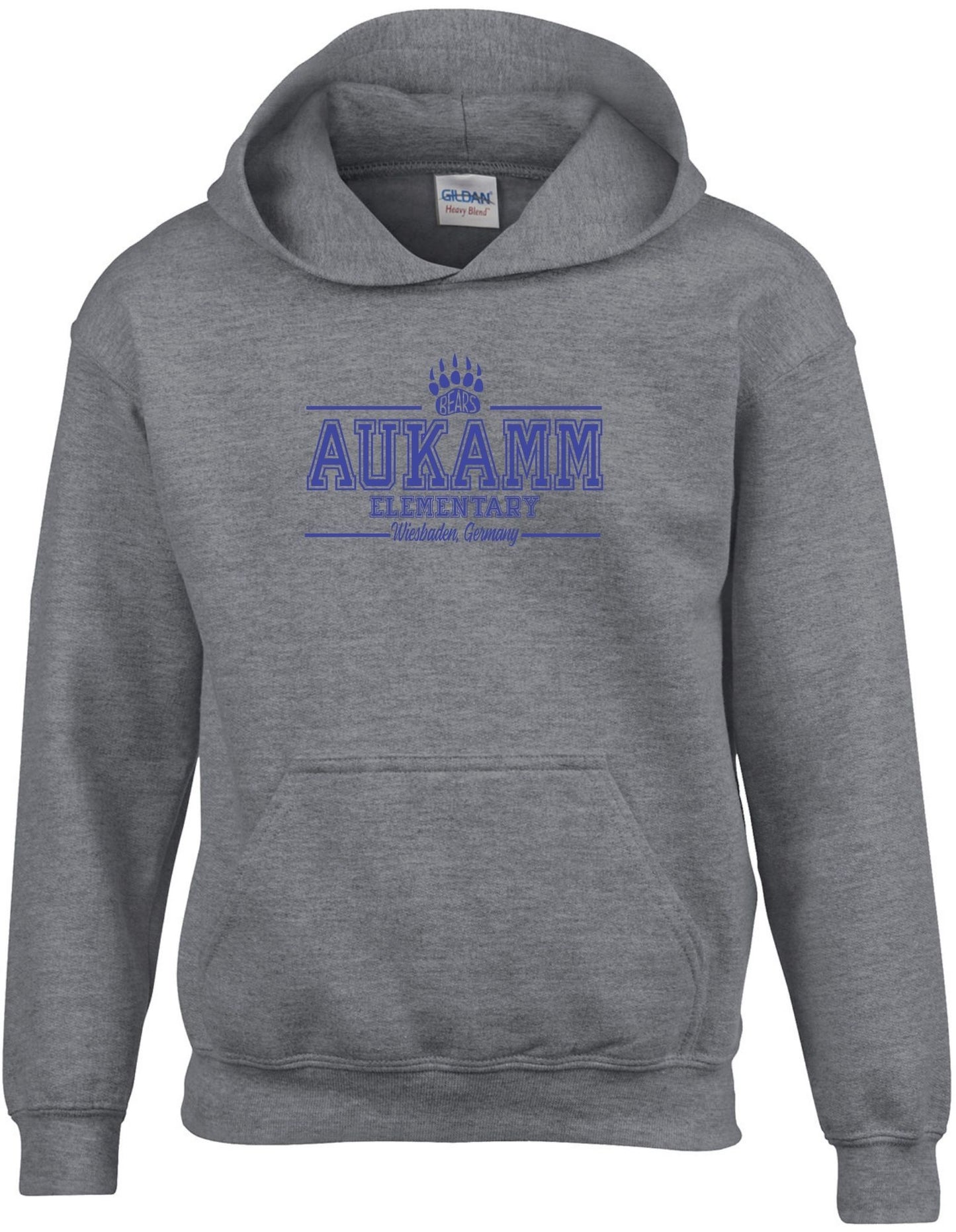 Aukamm Elementary (with paw) | Youth Hoodie