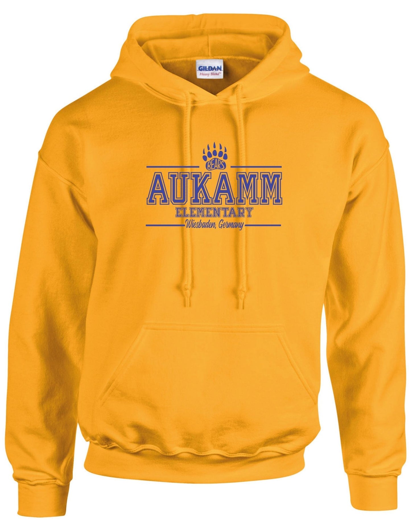 Aukamm Elementary (with paw) | Adult Hoodie