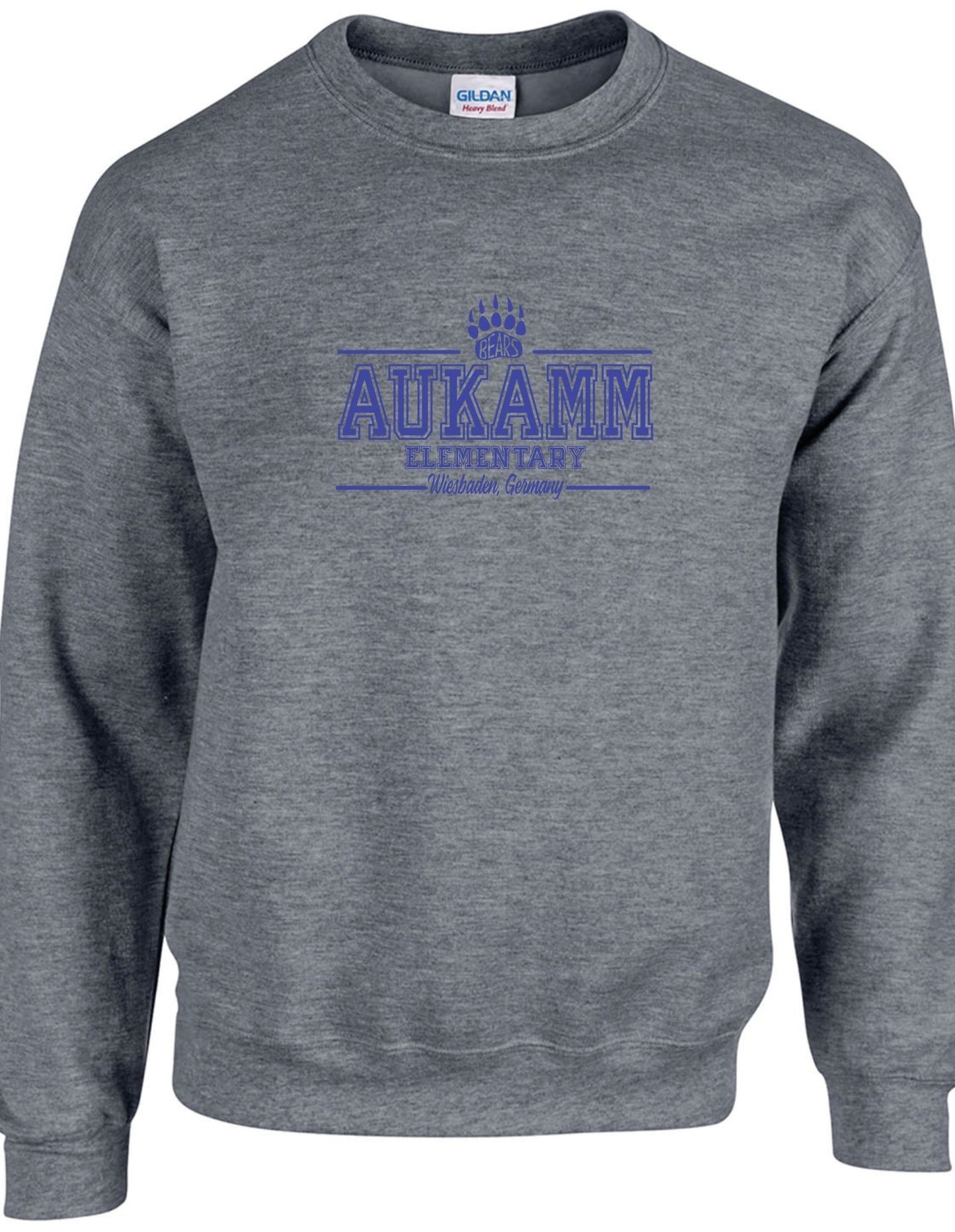 Aukamm Elementary (with paw) | Adult Crewneck