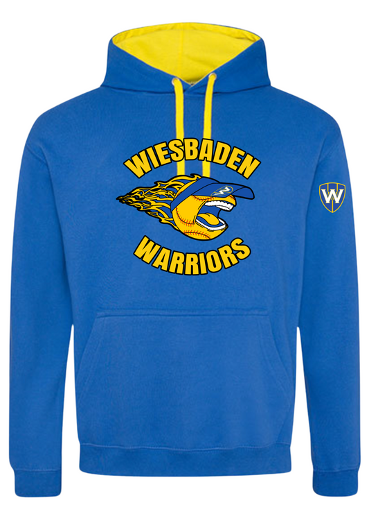 WHS Softball 25 - WHS SOFTBALL 25 - WIESBADEN WARRIORS SCREAMING LOGO (YELLOW)  - Just Hoods