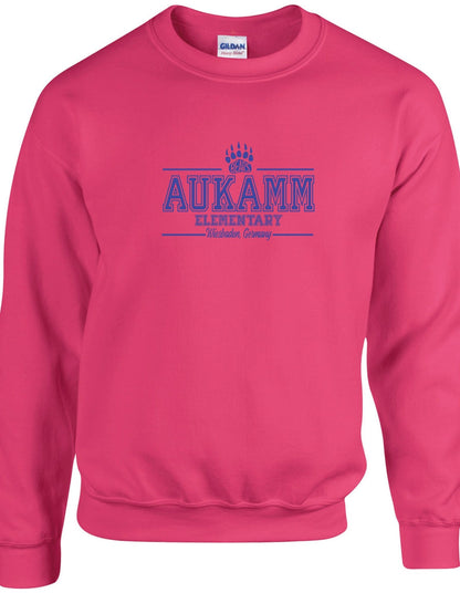 Aukamm Elementary (with paw) | Adult Crewneck