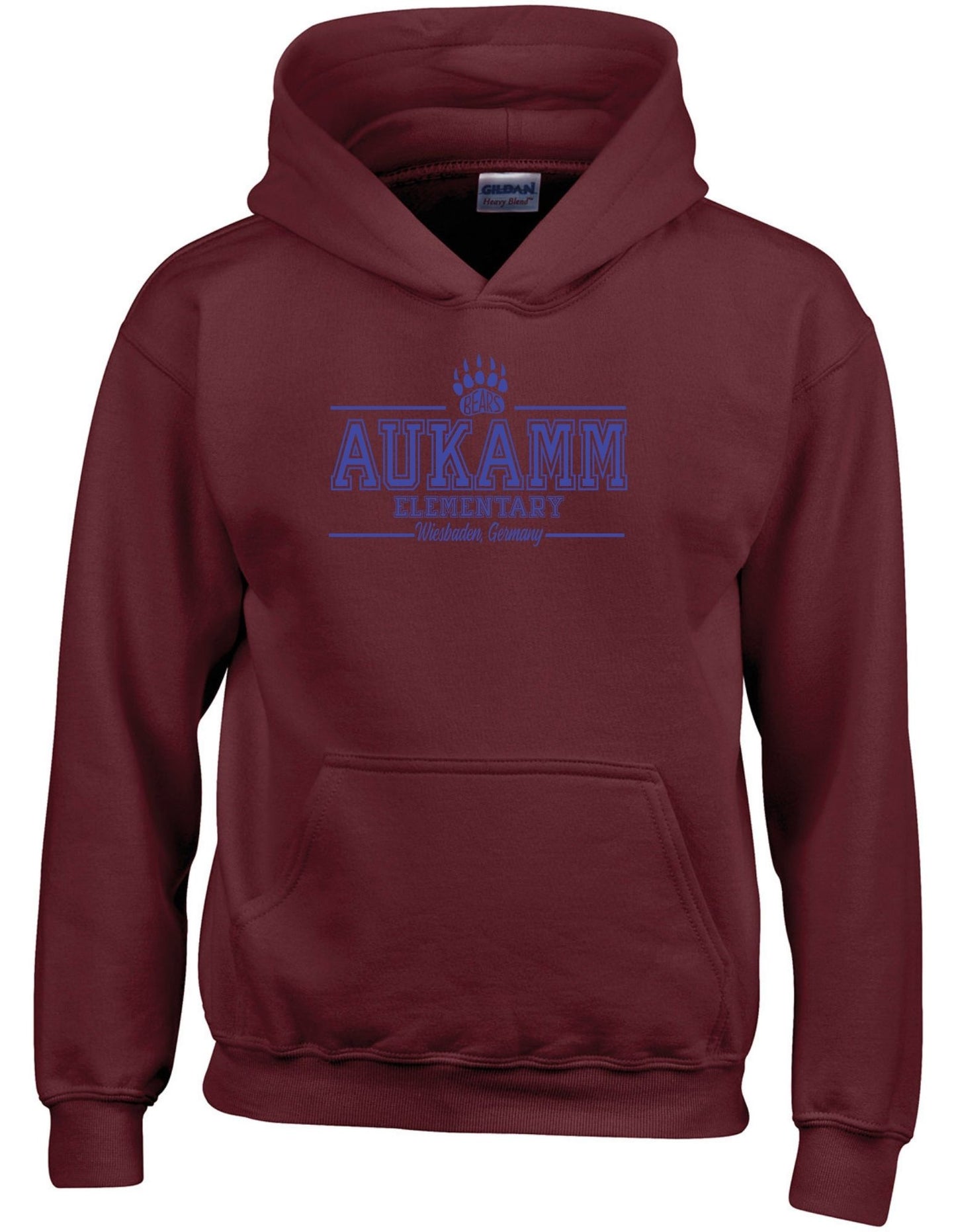 Aukamm Elementary (with paw) | Youth Hoodie