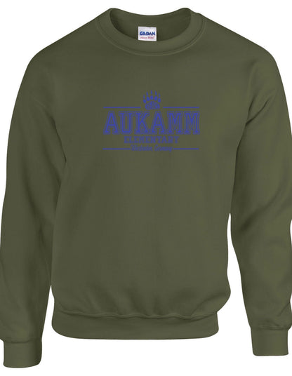 Aukamm Elementary (with paw) | Adult Crewneck