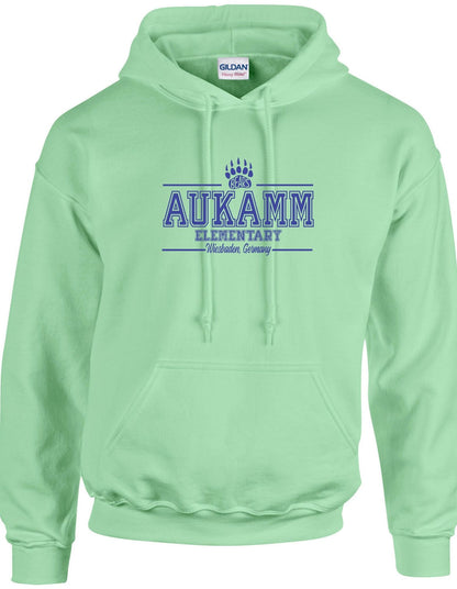 Aukamm Elementary (with paw) | Adult Hoodie