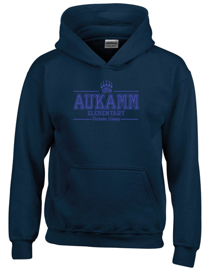 Aukamm Elementary (with paw) | Youth Hoodie