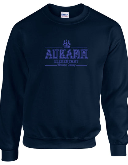 Aukamm Elementary (with paw) | Adult Crewneck