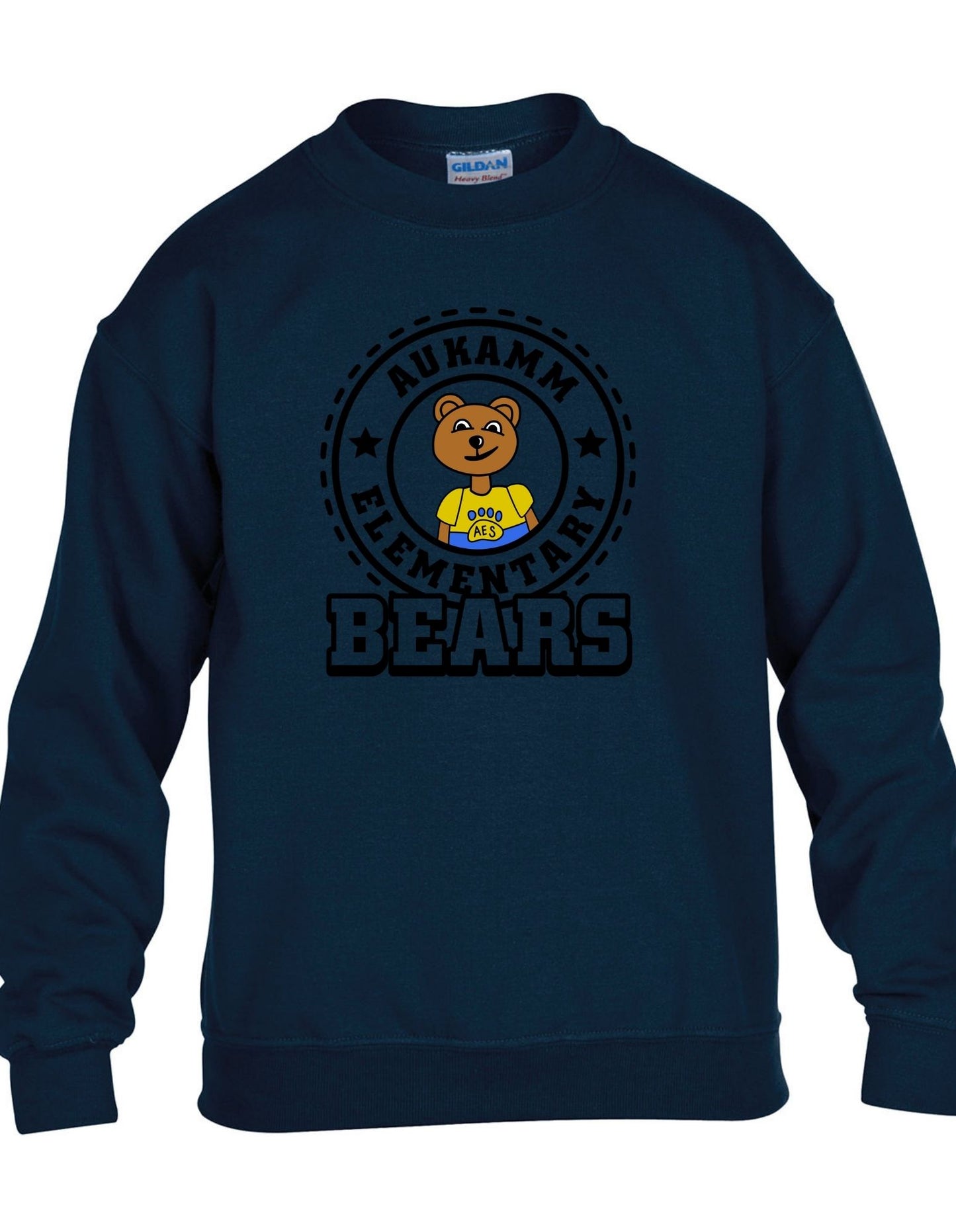 Bear Mascot 24 | Youth Crewneck | Aukamm