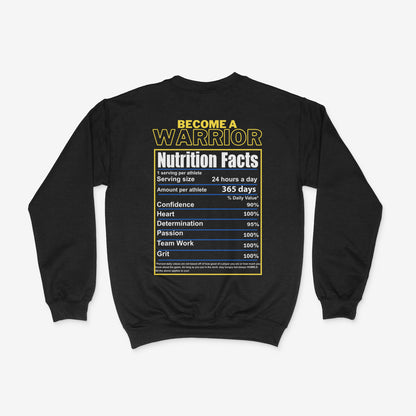 WHS VB MOTIVATION & NUTRITIONAL FACTS CREWNECK