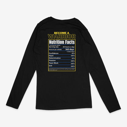 WHS VB NUTRITIONAL FACTS (BACK ONLY) LONGSLEEVE