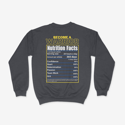 WHS VB MOTIVATION & NUTRITIONAL FACTS CREWNECK