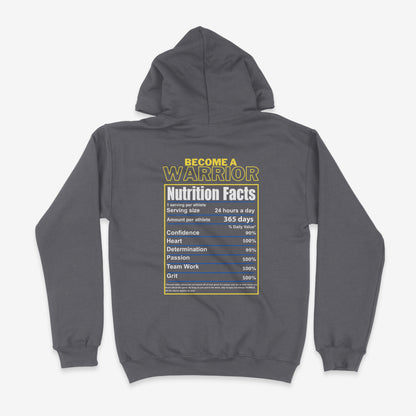 WHS VB NUTRITIONAL FACTS (BACK ONLY) HOODIE