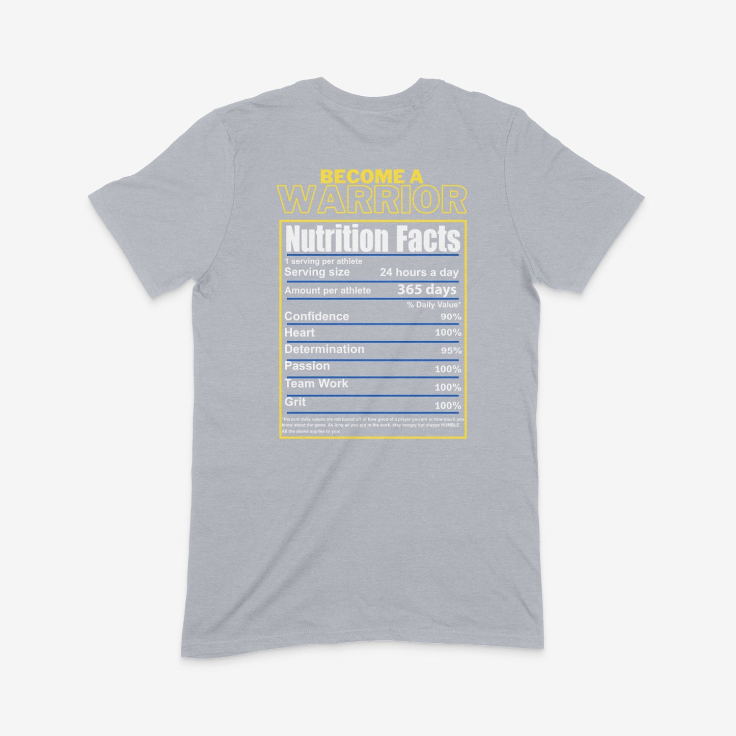 WHS VB NUTRITIONAL FACTS (BACK ONLY) T-Shirt