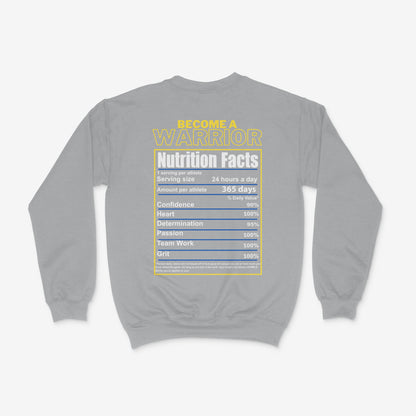 WHS VB NUTRITIONAL FACTS (BACK ONLY) CREWNECK
