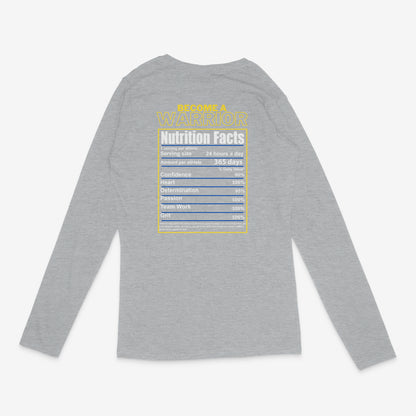 WHS VB NUTRITIONAL FACTS (BACK ONLY) LONGSLEEVE