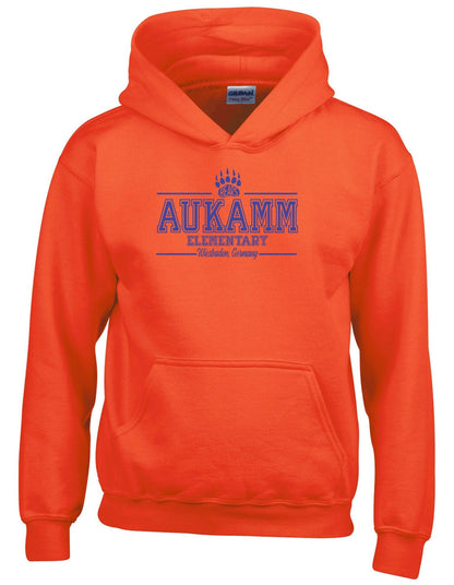 Aukamm Elementary (with paw) | Youth Hoodie