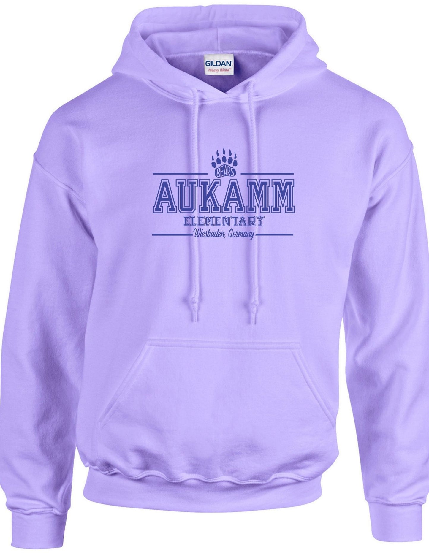 Aukamm Elementary (with paw) | Adult Hoodie