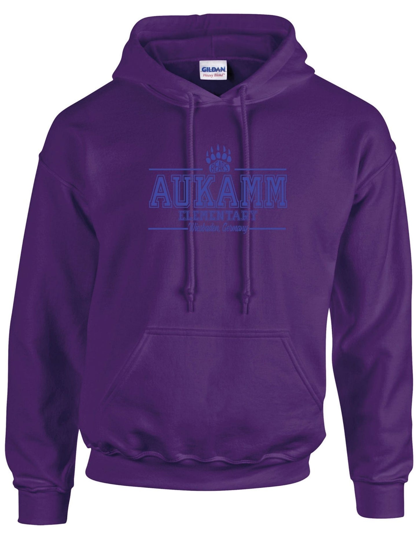 Aukamm Elementary (with paw) | Adult Hoodie