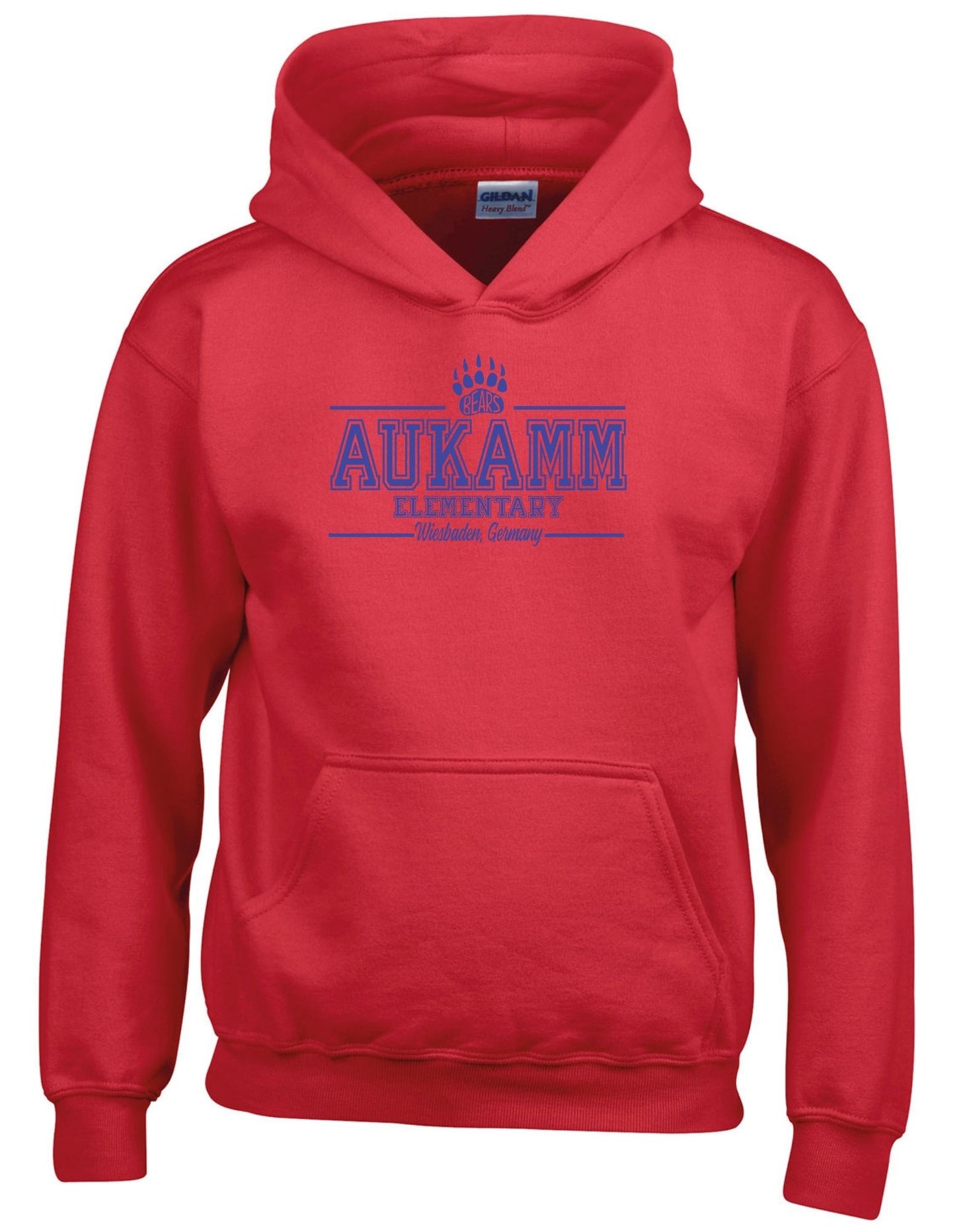 Aukamm Elementary (with paw) | Youth Hoodie