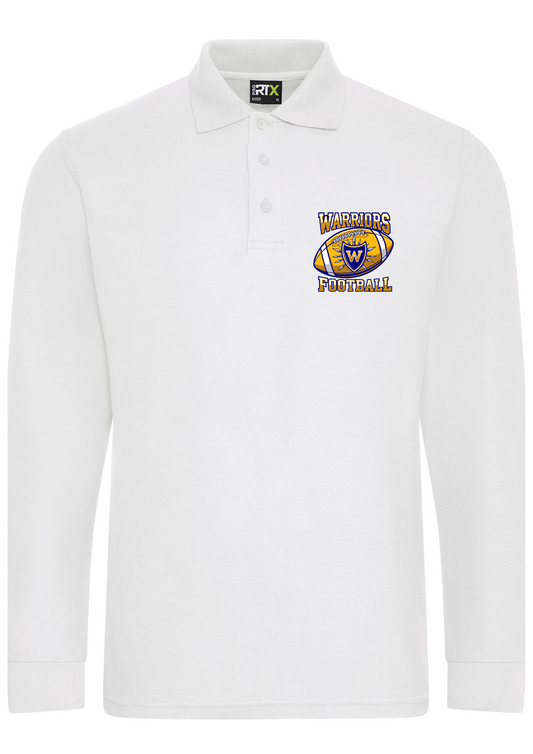 WARRIORS FOOTBALL 25 - Long Sleeve Polo COACHES