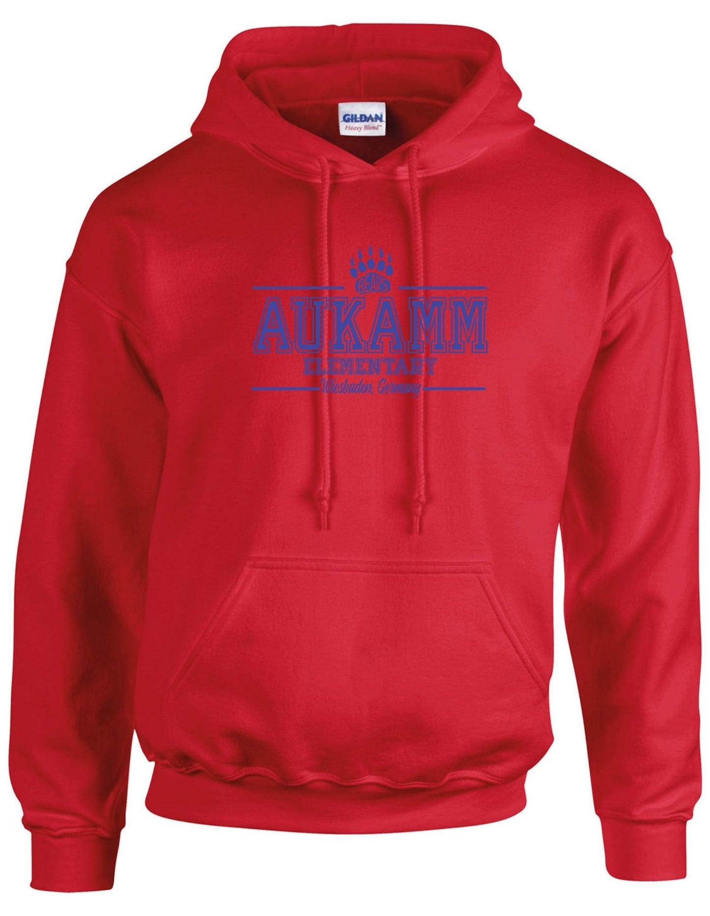 Aukamm Elementary (with paw) | Adult Hoodie