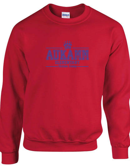 Aukamm Elementary (with paw) | Adult Crewneck