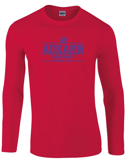 Aukamm Elementary (with paw) | Adult Long Sleeve