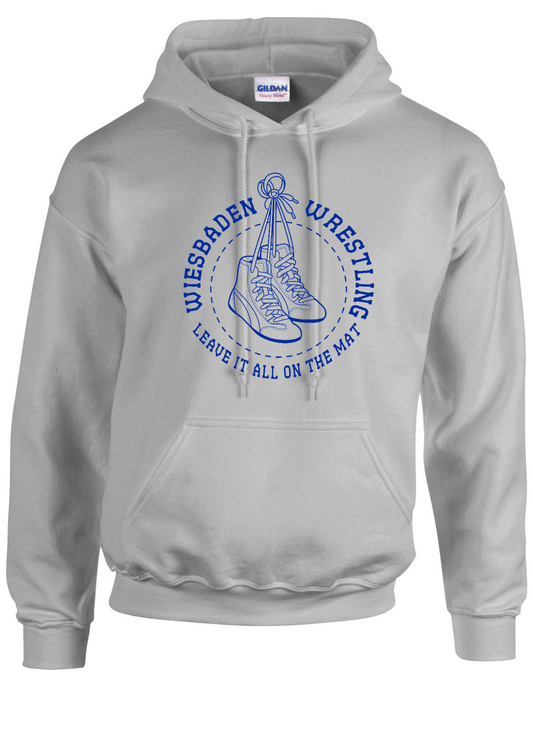 WHS WRESTLING 24 - LEAVE IT ALL ON THE MAT (ROUND W. SHOE) - HOODIE