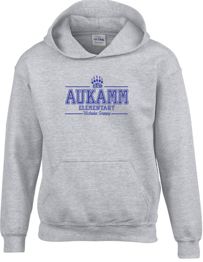 Aukamm Elementary (with paw) | Youth Hoodie