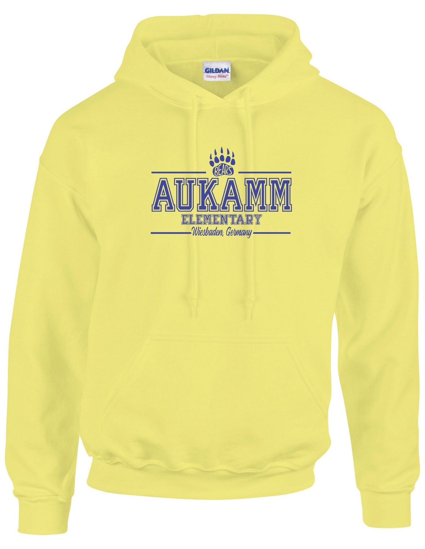 Aukamm Elementary (with paw) | Adult Hoodie