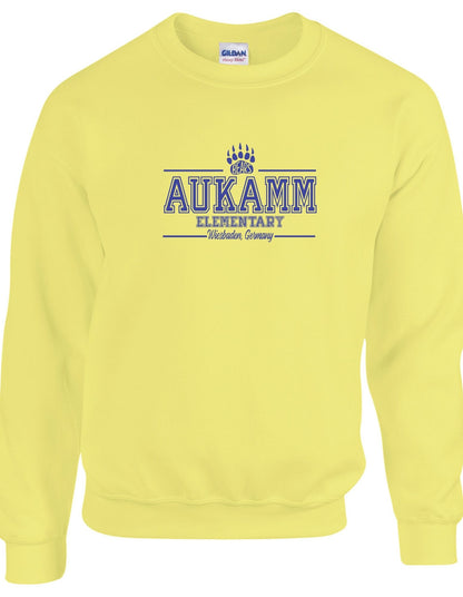 Aukamm Elementary (with paw) | Adult Crewneck