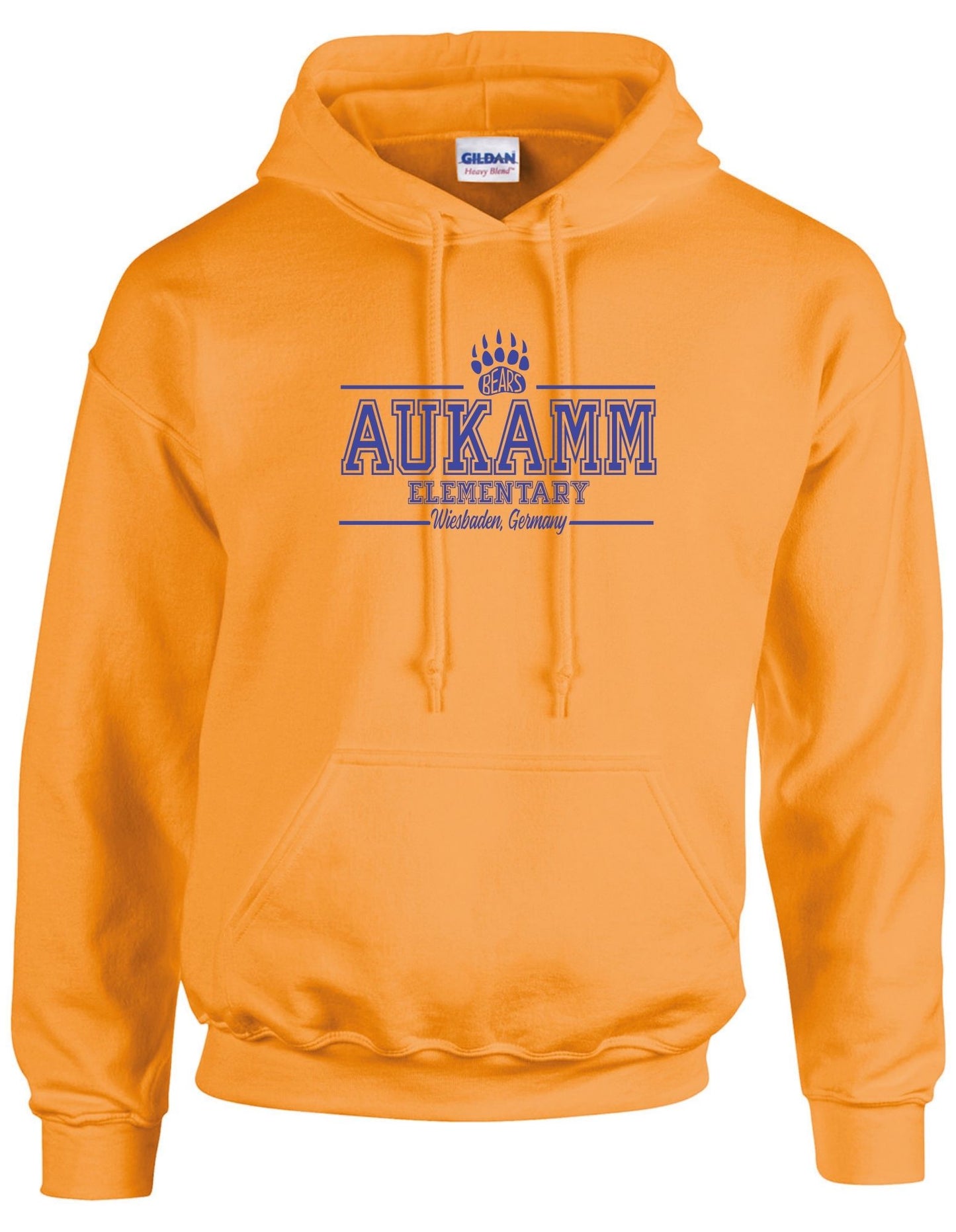 Aukamm Elementary (with paw) | Adult Hoodie