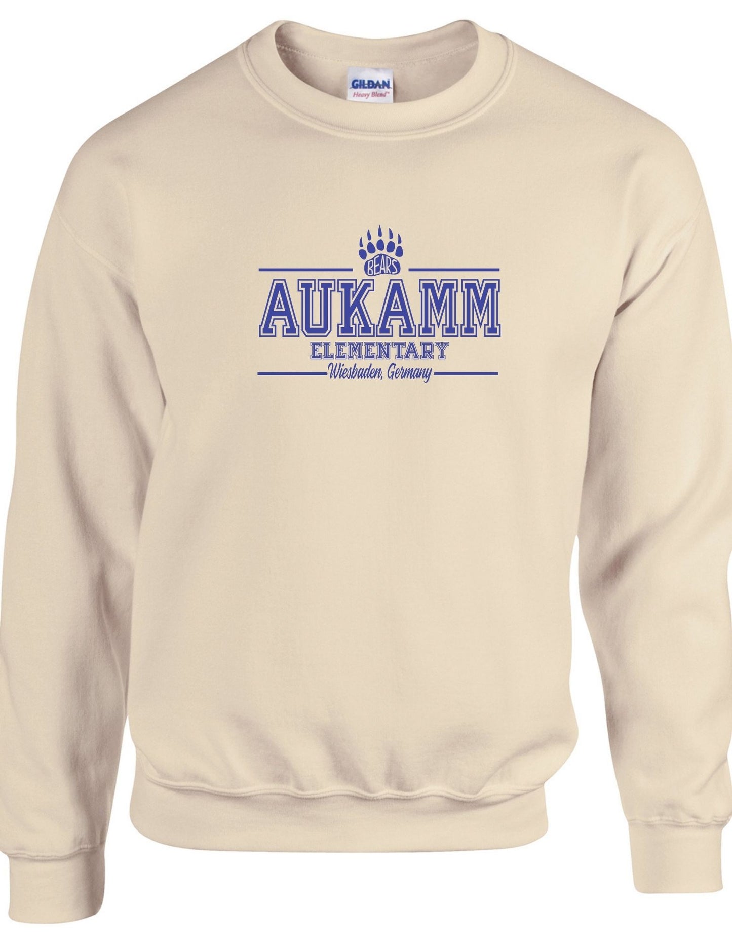 Aukamm Elementary (with paw) | Adult Crewneck