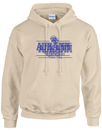 Aukamm Elementary (with paw) | Adult Hoodie