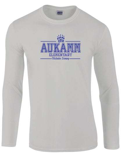 Aukamm Elementary (with paw) | Adult Long Sleeve