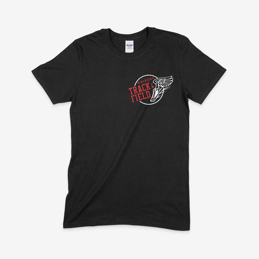 KHS Track & Field Round (small) T-Shirt