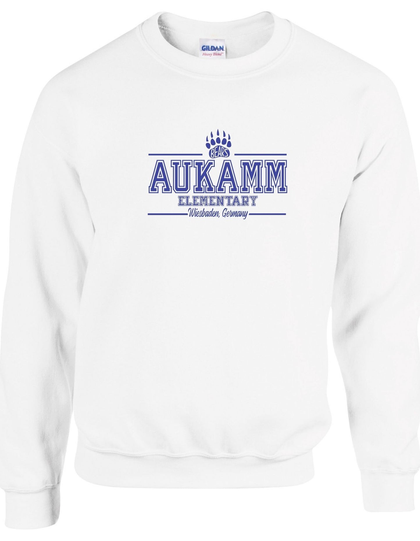 Aukamm Elementary (with paw) | Adult Crewneck