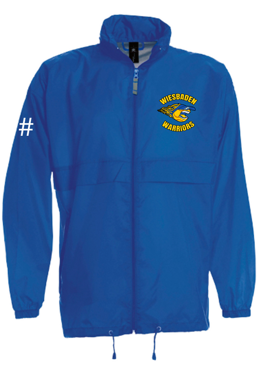 WHS SOFTBALL 25 - WIESBADEN WARRIORS SCREAMING LOGO (left chest / embroidered) - WINDBREAKER