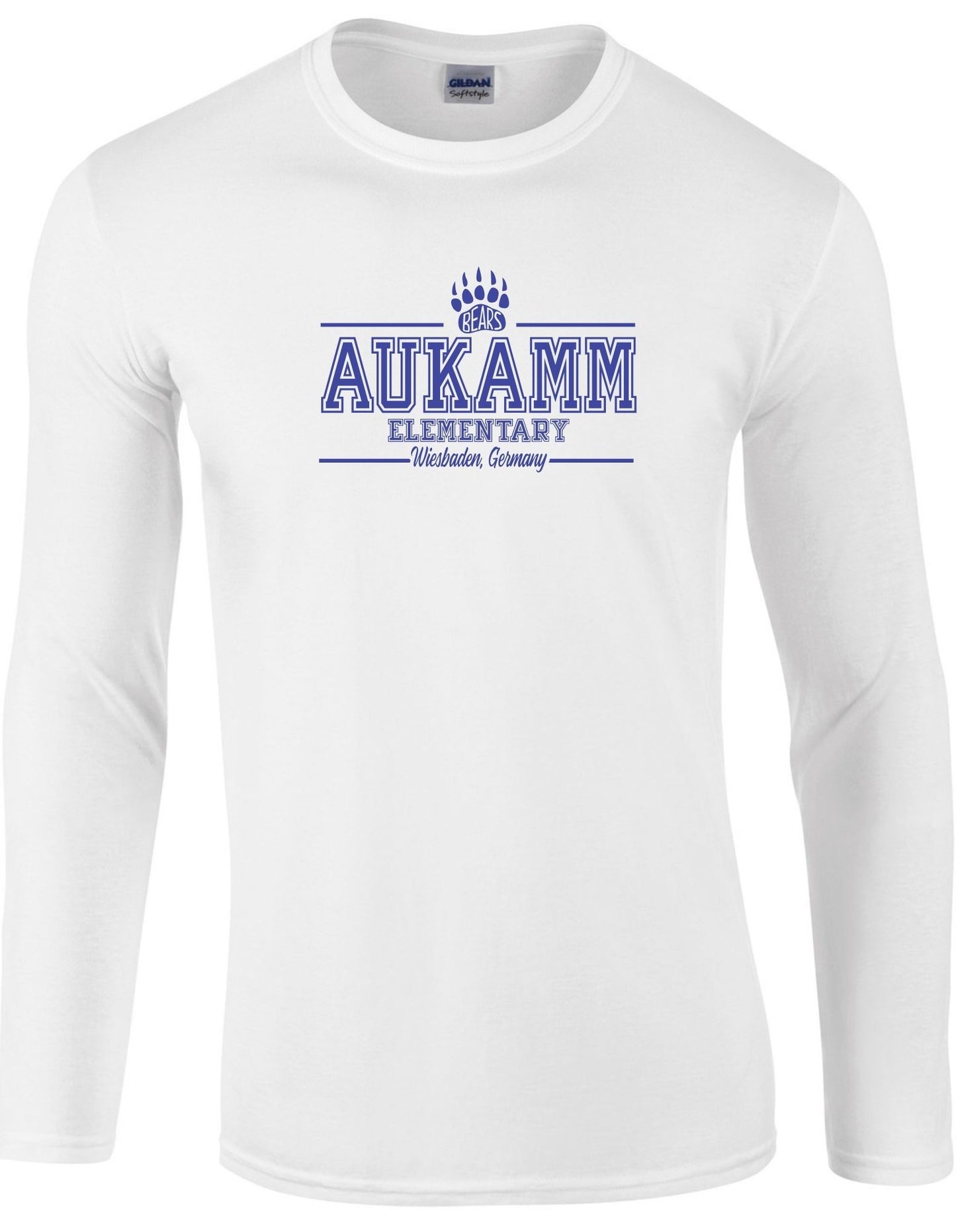 Aukamm Elementary (with paw) | Adult Long Sleeve