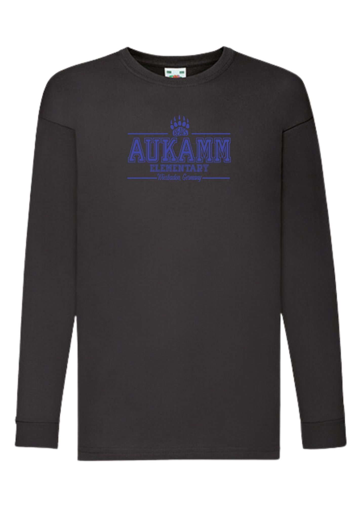 Aukamm Elementary (with paw) | Youth Long Sleeve