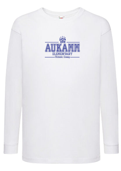 Aukamm Elementary (with paw) | Youth Long Sleeve