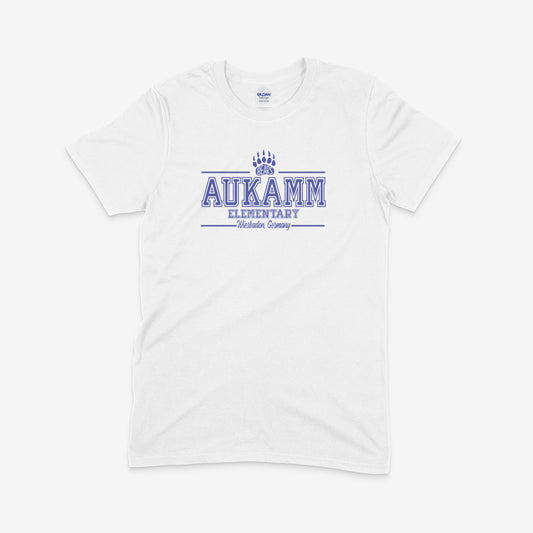 Aukamm Elementary (with paw) | Youth T-Shirt