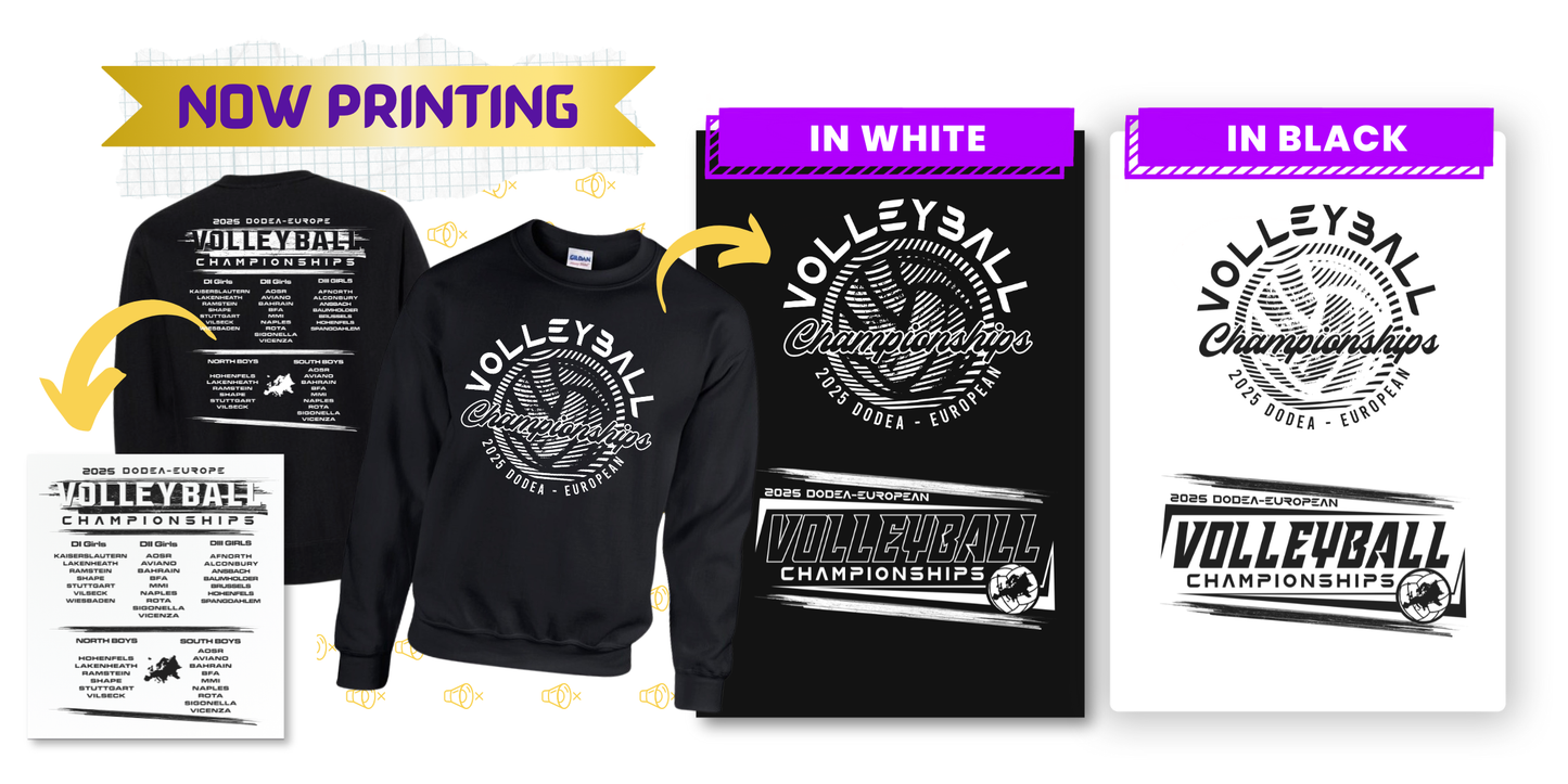 VOLLEYBALL EUROS APPAREL HERE